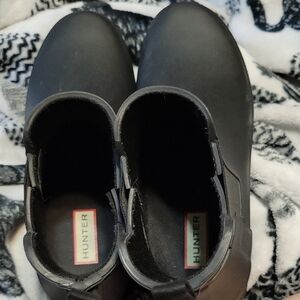 Hunter Black Rain & Snow Boots Slip-On